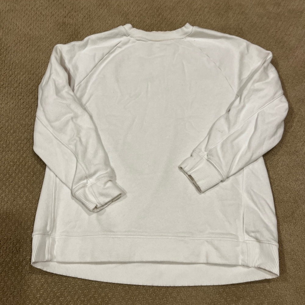 Zella women’s size small White Long Sleeve Sweatshirt